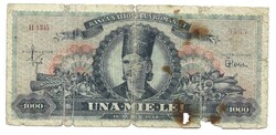 1000 Lei 1948 Romania is rare