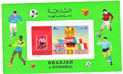 Sharjah légiposta bélyeg  blokk 1970
