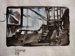 Gábor Tunyogi: staircase painting