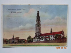 Régi képeslap: Czestochowa (Lengyelország), Jasna Góra (1931)