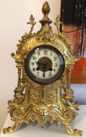 French, marked castle clock from the late 1800s