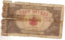 10000 lei 1946 Románia 1.