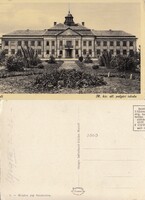 Marcali M.kir. polgári iskola kb 1940  .Posta van !