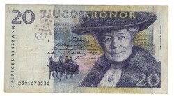 20 kronor korona 1991 Svédország
