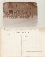 VÁCZ Schlesinder Sándor sóárulás kb 1910  .Posta van !