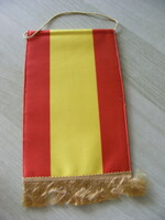 Spanyol asztali zászló, Siófok Ezüstpart Holteben volt használva.