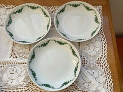 Fürstenberg green pattern compote bowl (3 pieces)