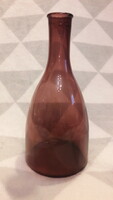 Purple glass bottle (l3315)