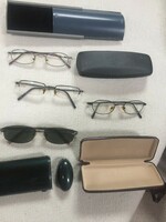 Eyeglass frames with case