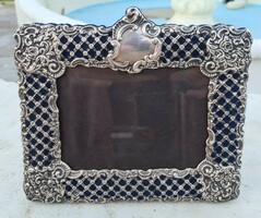 Silver picture frame, photo, photo holder