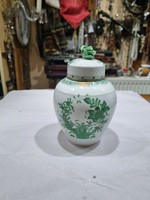 Herendi porcelán fedeles váza