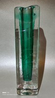 Thick-walled glass vase fiber vase