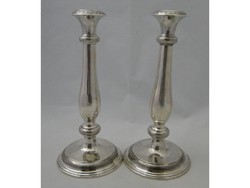 6159 Pair of antique silver candlesticks from 1838