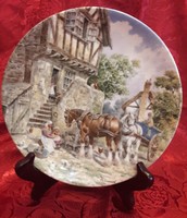 Lovas English porcelain plate, decorative plate (l3224)