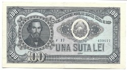 100 lei 1952 Románia Ritka