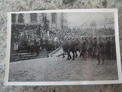 1940 Liberation of Transylvania, invasion of Cluj-Napoca by governor Miklós Horthy, original photo sheet of the time
