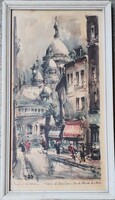 FK/327 - Márius Girard – Paris Sacré Coeur – lithograph