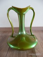 Régi Zsolnay szecessziós eozin váza