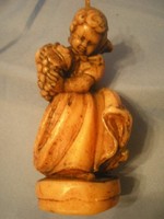 N1 antique charming statue-shaped artist resin wax candle rarity 13 cm for sale, just like a statue