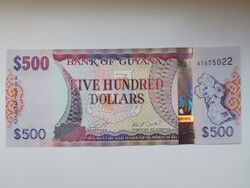 Guyana  500 dollár 2019 UNC