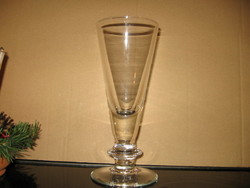 Bieder glass with large base and collar