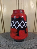 Retro red vase