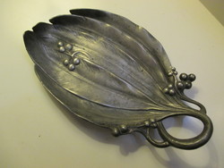 Antique art nouveau bowl, business card holder, ashtray