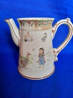 Sarreguemimes u@c antique ceramic jug