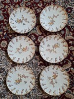 ​Antik fajansz Sarreguemines süteményes tányérok - XV.Louis dekor