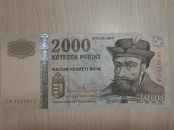 2000 Forint banknote 2004 cb unc rare !!