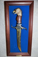 American decorative dagger, knife / bald eagle.