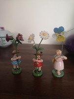 German folk holiday, original gubrig gmbh. Miniature wooden figures, extremely fine workmanship!