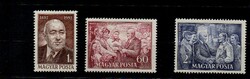 1952.Rákosi Mátyás,bélyeg sor ,nagyon szép,pici falcnyommal.