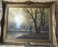 László Kézdi-Kovács' unmistakable oil painting with a special atmosphere is not only for collectors.