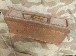 World War II German ammunition iron box