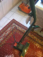 N13 retro professional vorwerk carpets working dusting machine for cleaning 4 rubber roller machines from a holiday home