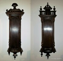 Antique old-German wall clock cases 2 pieces good price!
