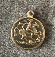 Antique pendant of St. George the Dragon Slayer