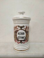 Antique apothecary pharmacy apothecary jar medicine medical device 18th century damaged 187