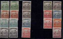 Small mixed post clear and folded lot, stamp 02