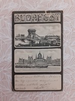 Old postcard 1905 budapest photo postcard