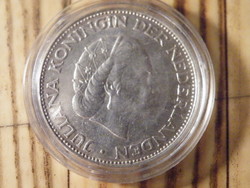 Ezüst érme eredeti 2 1/2 Gulden 1960. - I. Julianna holland királynő arcképével -