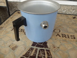 Retro double-walled milk kettle, retro, double-walled, beeping aluminum milk kettle