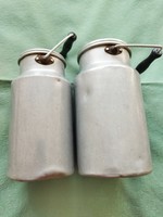Aluminum milk jugs in one