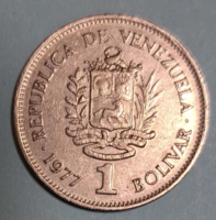 Venezuela 1 Bolivar 1977