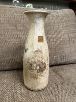 Scheurich West German ceramic vase with a beautiful, special pattern. 30 cm high