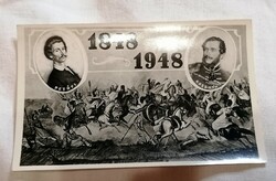 Petőfi és Kossuth. A magyar szabadságharc 100. évfordulójára kiadott képeslap    58.