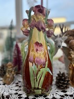 Szecessziós  majolika váza