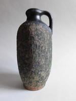 Retro kerámia iparművész váza Lénárt jelzéssel 23 cm