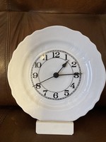Hollóházi Porcelán Biankó 26 cm fali tányér óra